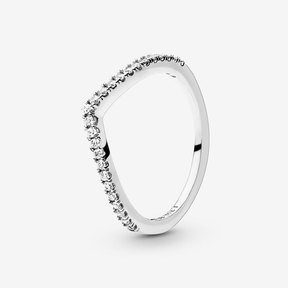Anello a V scintillante - Simmi gioiellerie -Anelli