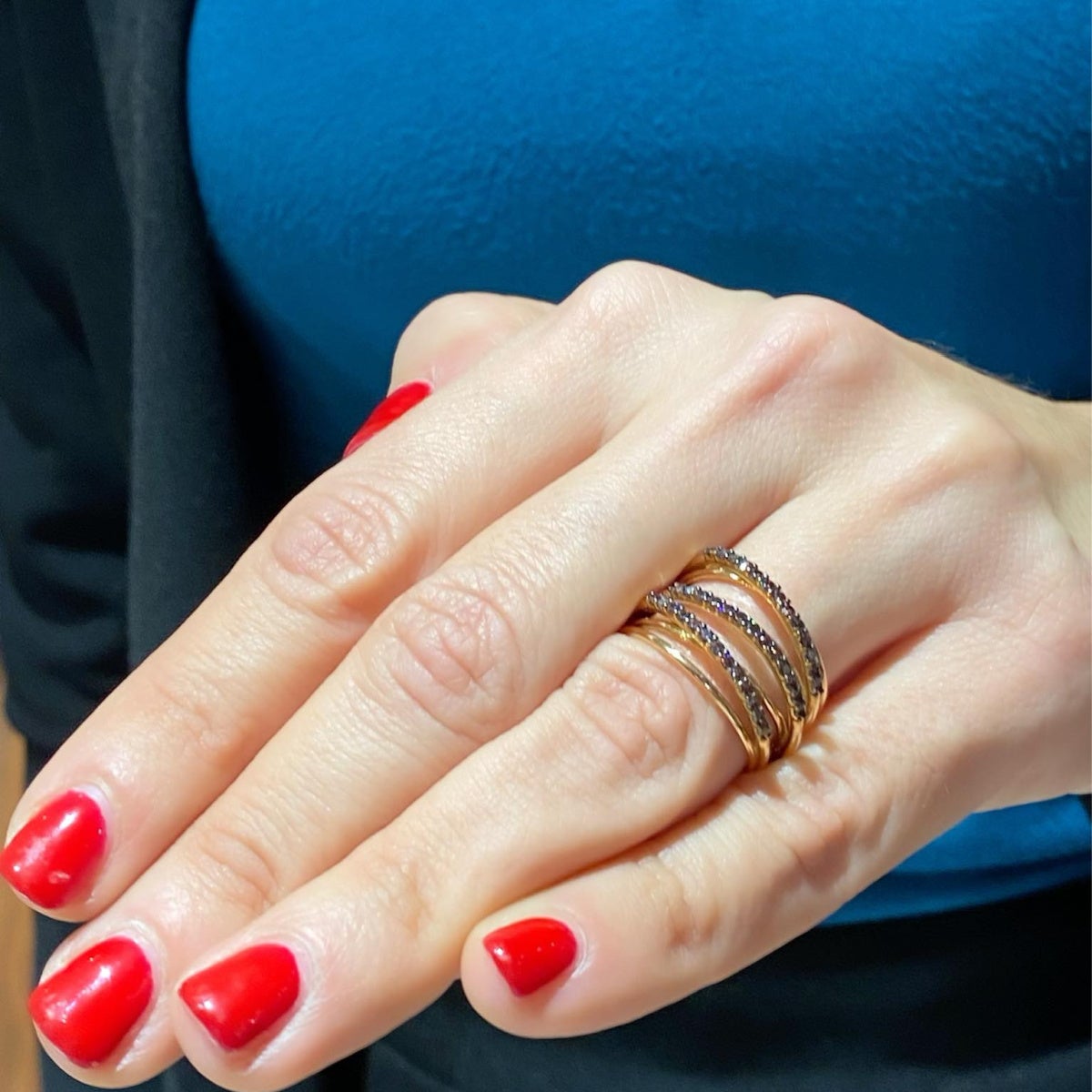 Anello da donna intreccio - Simmi Gioiellerie -Anelli