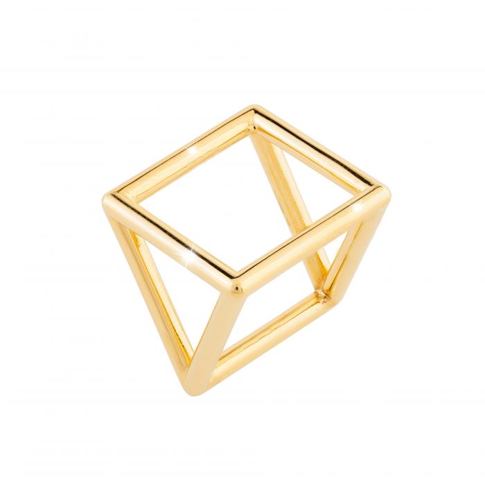 Anello da donna Ludi a prisma triangolare - Simmi Gioiellerie -Anelli