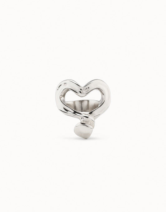 Anello da donna Uno de 50 - CORAZÓN CLAVADO - ANI0265MT - Simmi Gioiellerie -Anelli