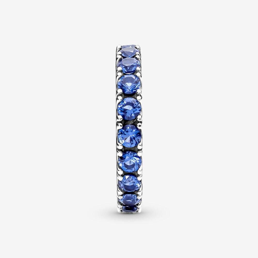 Anello Fascia Scintillante Blu - 190050C02 - Simmi Gioiellerie -Anelli