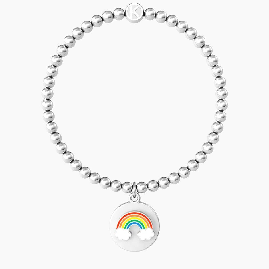 ARCOBALENO | THINK POSITIVE Guarda sempre il lato positivo e la tua vita avrà tutti i colori dell'arcobaleno. - 731962 - Simmi Gioiellerie -Bracciali