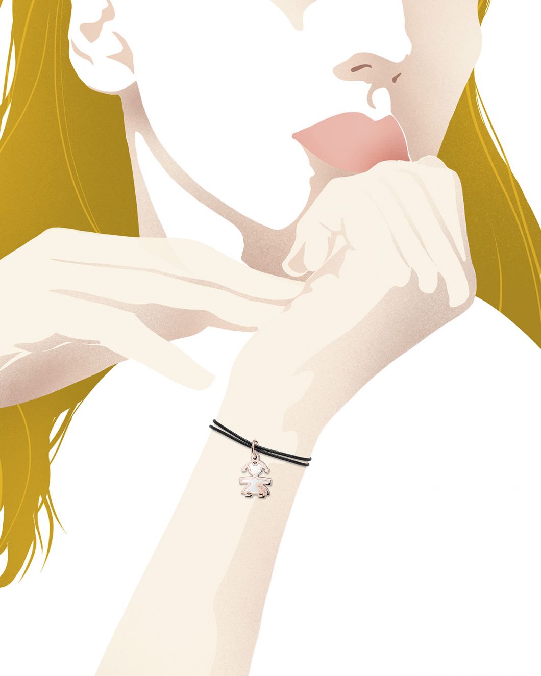 BABY CHARM ARGENTO SAGOMA BIMBA - Simmi Gioiellerie -Ciondolo