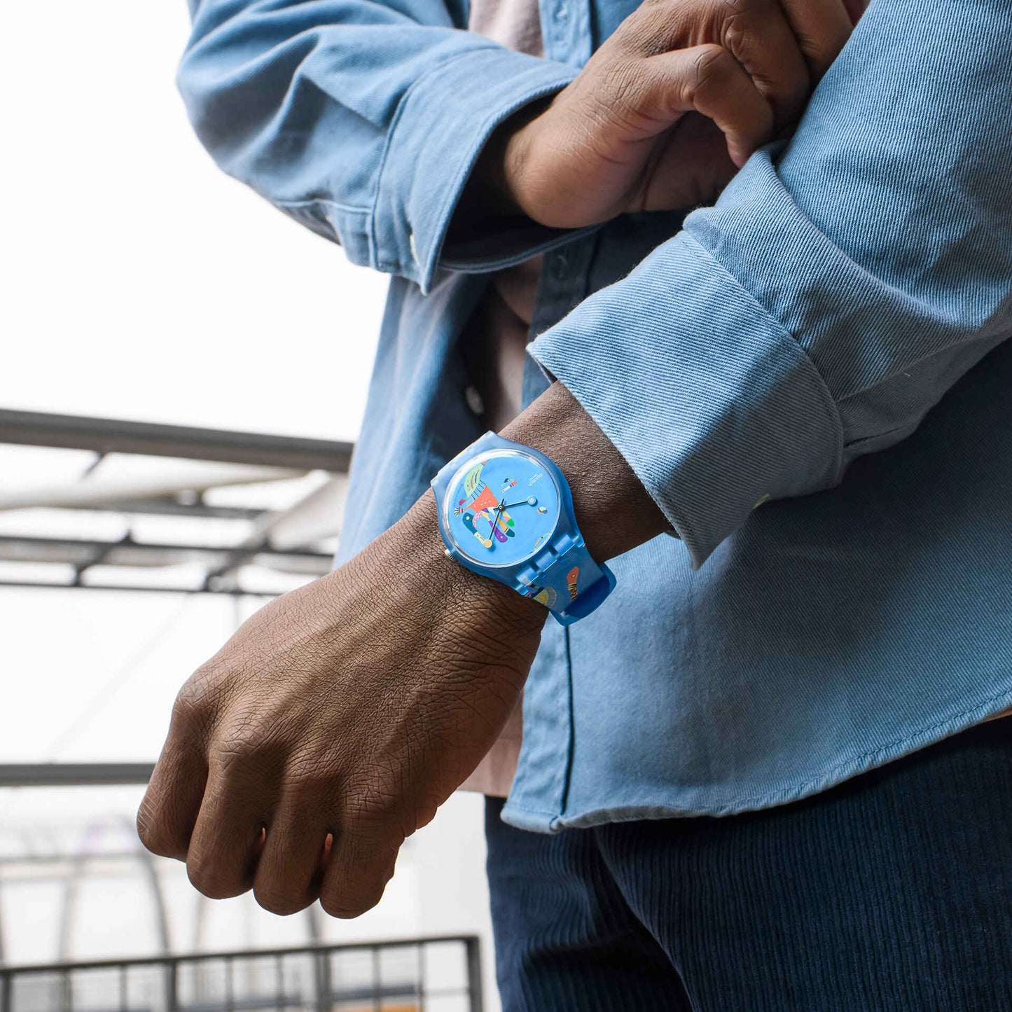 BLUE SKY, BY VASSILY KANDINSKY - SUOZ342 - Simmi Gioiellerie -Orologi