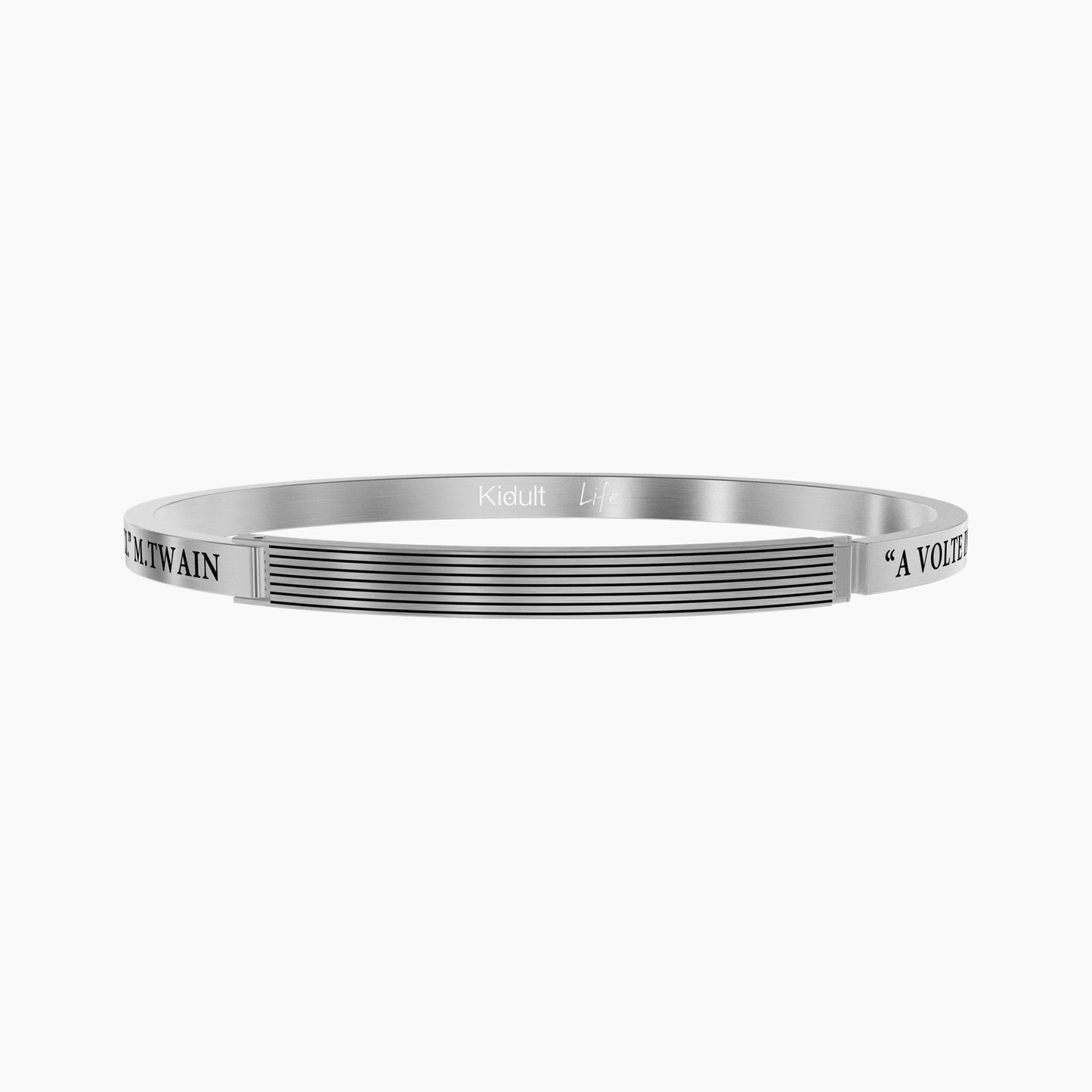 Bracciale amicizia da uomo misura standard A VOLTE INCONTRI PERSONE… MARK TWAIN - 732114 - Simmi Gioiellerie -Bracciali