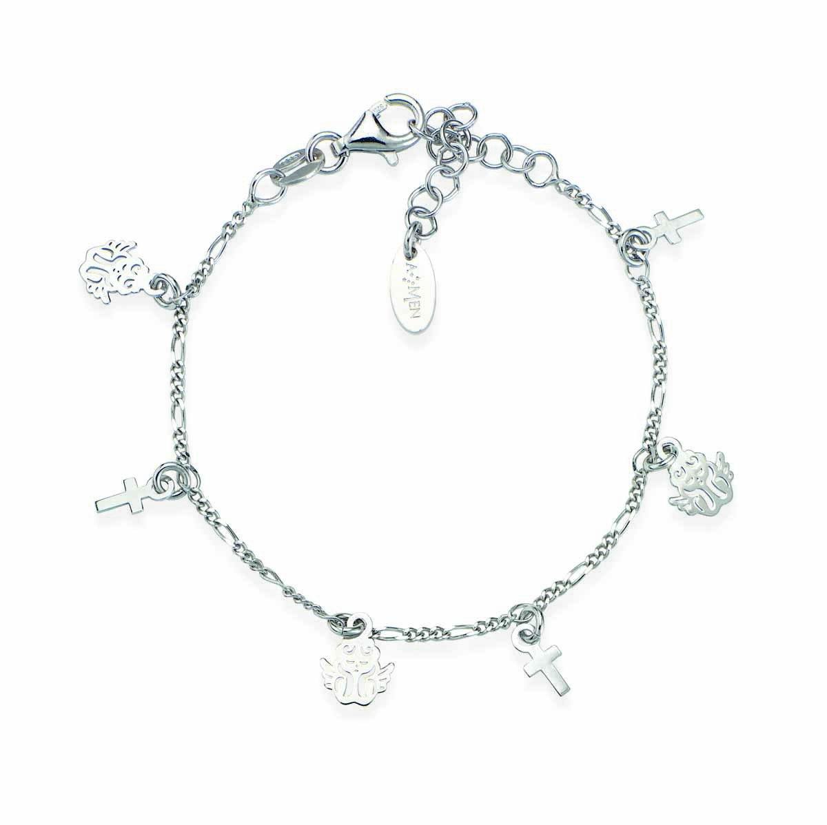 Bracciale angeli croci - BBACR - Simmi gioiellerie -Bracciale