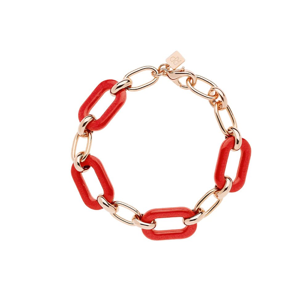 Bracciale da donna Chain Cage ROSSOprezioso - Simmi Gioiellerie -Bracciali