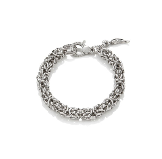 Bracciale da donna Giovanni Raspini - MAGLIA BIZANTINA MEDIA - 09711 - Simmi Gioiellerie -Bracciali