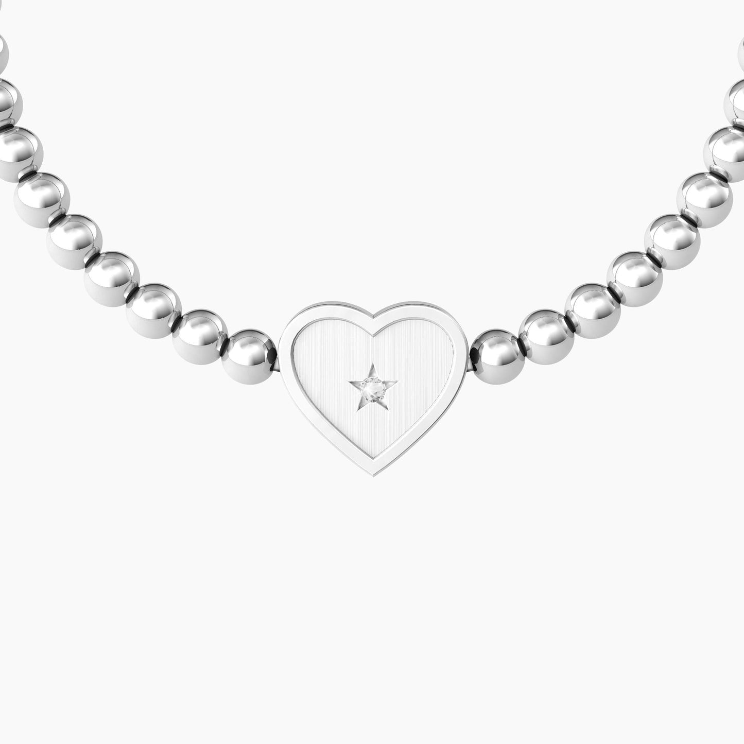 Bracciale elastico sorella con ciondolo cuore - CUORE | SORELLA - 732213 - Simmi Gioiellerie -Bracciali