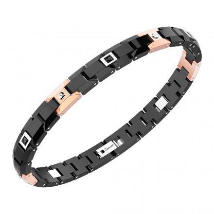 Bracciale in acciaio e ceramica - EHB161 - Simmi gioiellerie -Bracciale