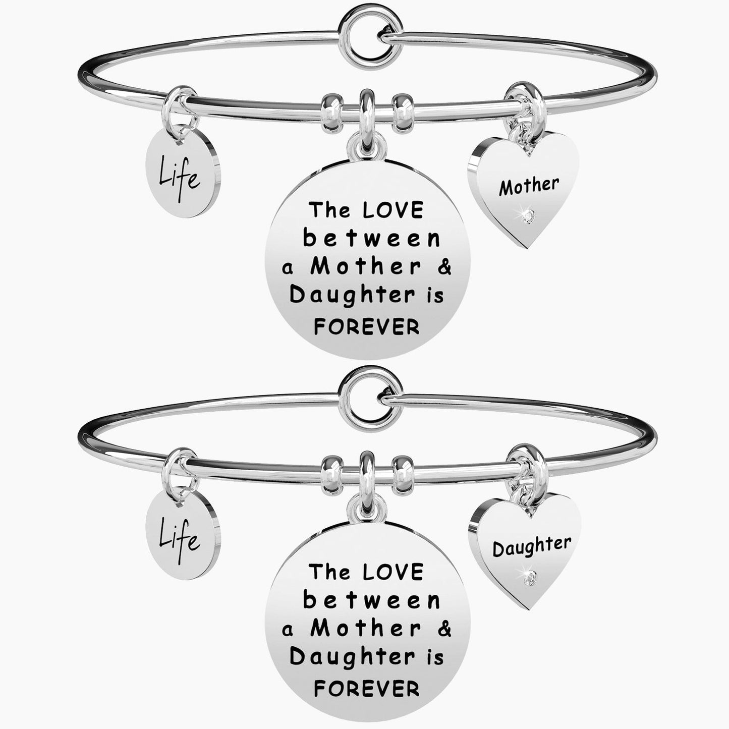 Bracciale Kidult - MAMMA - FIGLIA - FOREVER - 231566 - Simmi Gioiellerie -Bracciali