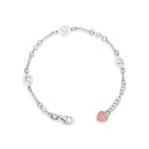 Bracciale Madonna Col Bambino Rosa - BRMR - Simmi Gioiellerie -Bracciali