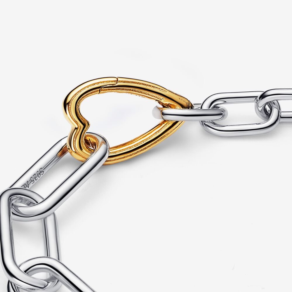 Bracciale Maglia Link con Connector a Cuore Pandora ME - 562527C00 - Simmi Gioiellerie -Bracciali