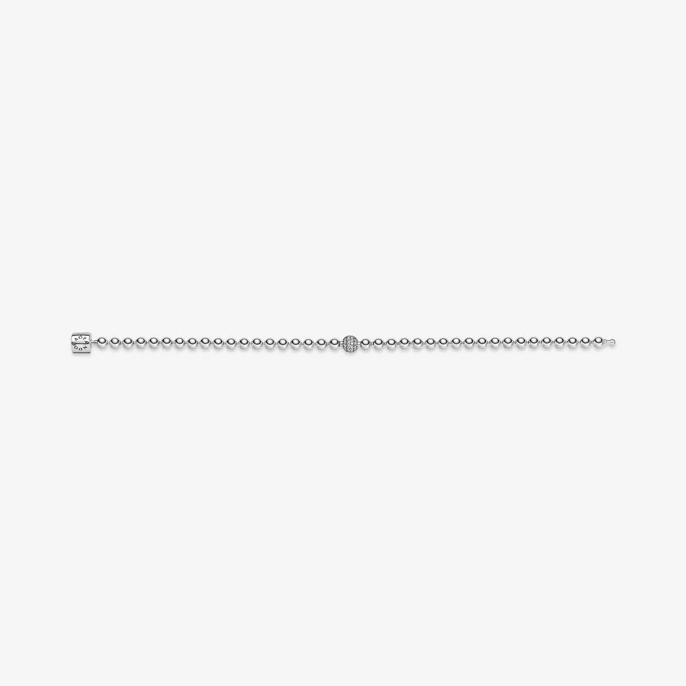 Bracciale Sfere Luminose e Pavè Purely Pandora - 598342CZ - Simmi Gioiellerie -Bracciali