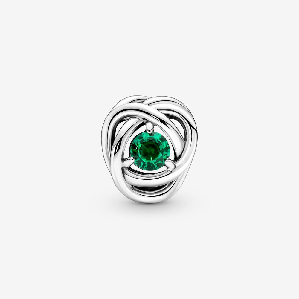 Charm Cerchio Eterno Verde Scuro Maggio - 790065C08 - Simmi Gioiellerie -Charm