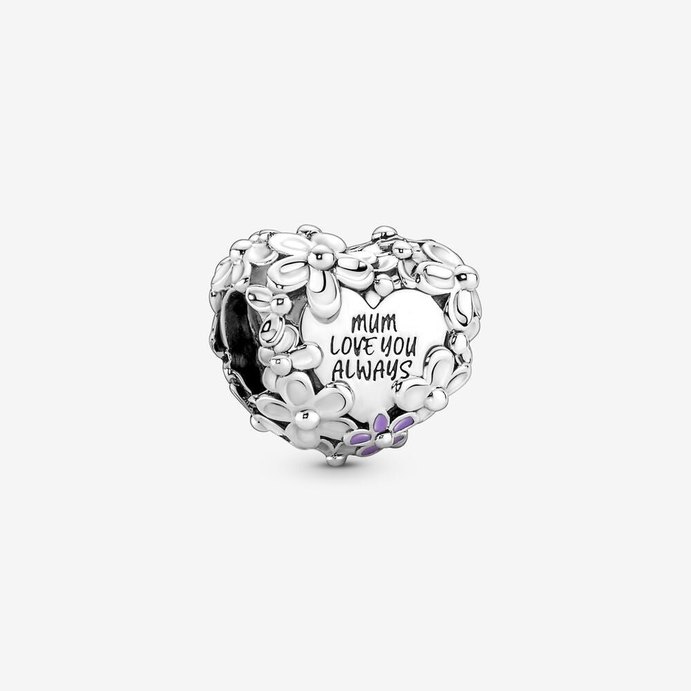 Charm Cuore Floreale - 791155C01 - Simmi Gioiellerie -Charm