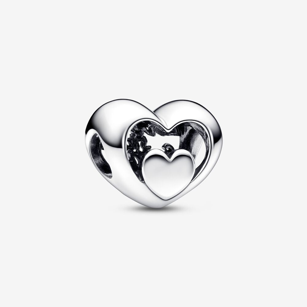 Charm Cuore Openwork "Love starts from within“ - 792512C00 - Simmi Gioiellerie -Charm