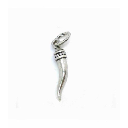 Charm Giovanni Raspini Corno Con Cristalli - 8766 - Simmi Gioiellerie -Charm