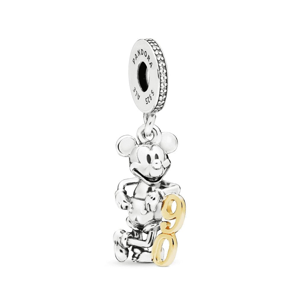 Charm novantesimo Compleanno di Mickey Mouse - 797497CZ - Simmi Gioiellerie -Charm