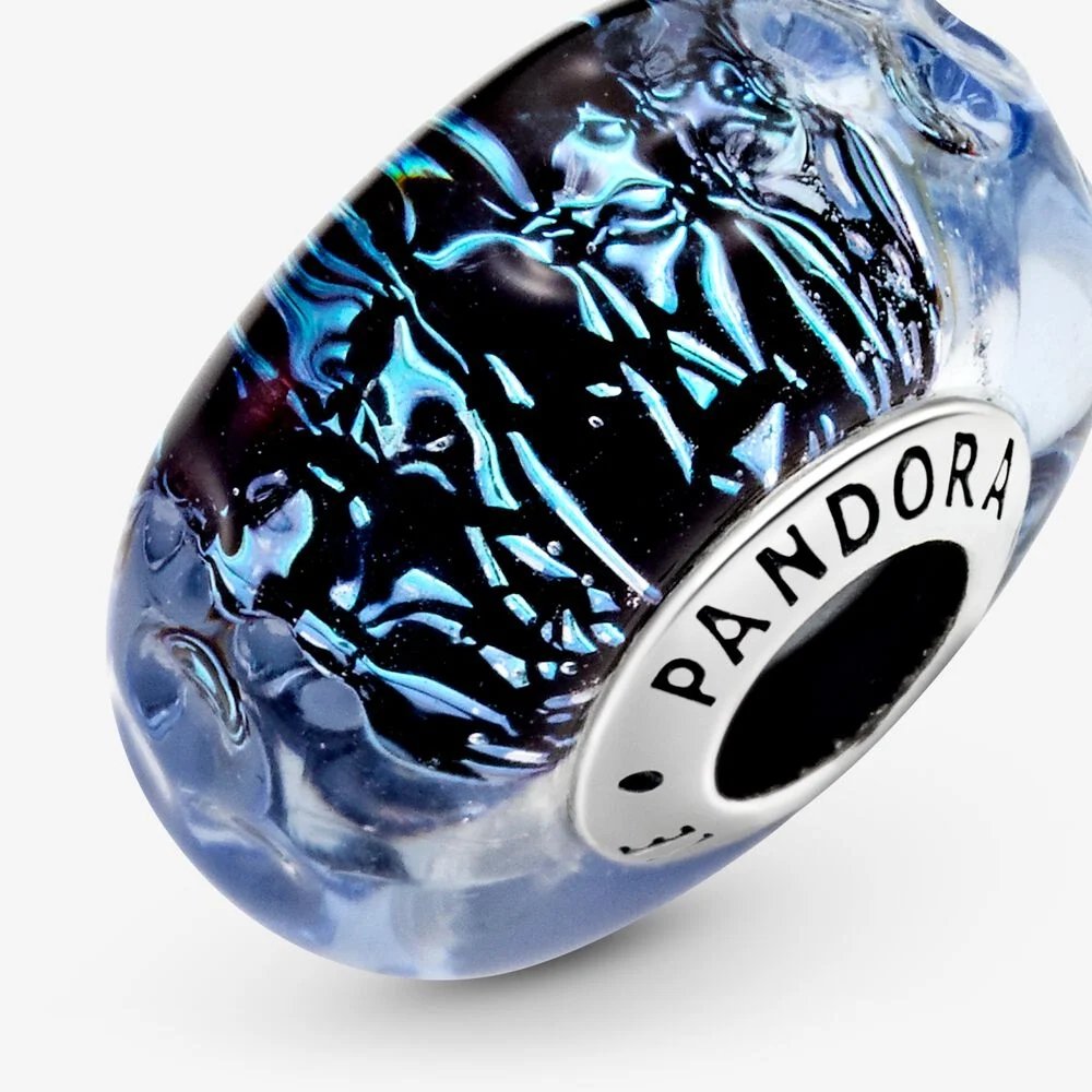 Charm Oceano in vetro di Murano blu scuro - 798938C00 - Simmi Gioiellerie -Charm