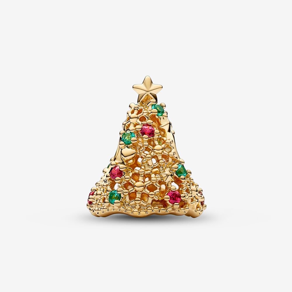 Charm Openwork Albero di Natale - 769226C01 - Simmi Gioiellerie -Charm