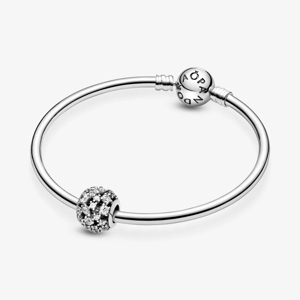 Charm openwork rotondo scintillante - 799225C01 - Simmi Gioiellerie -Charm