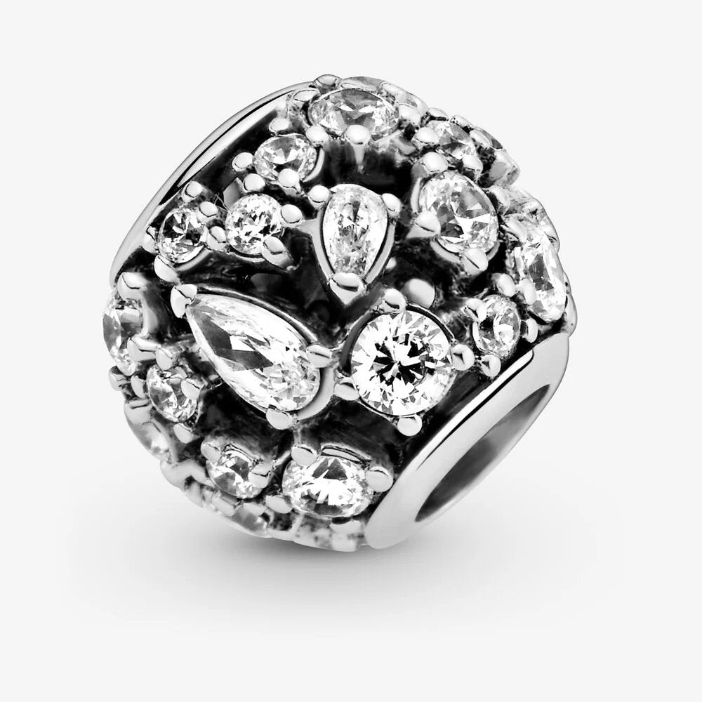Charm openwork rotondo scintillante - 799225C01 - Simmi Gioiellerie -Charm