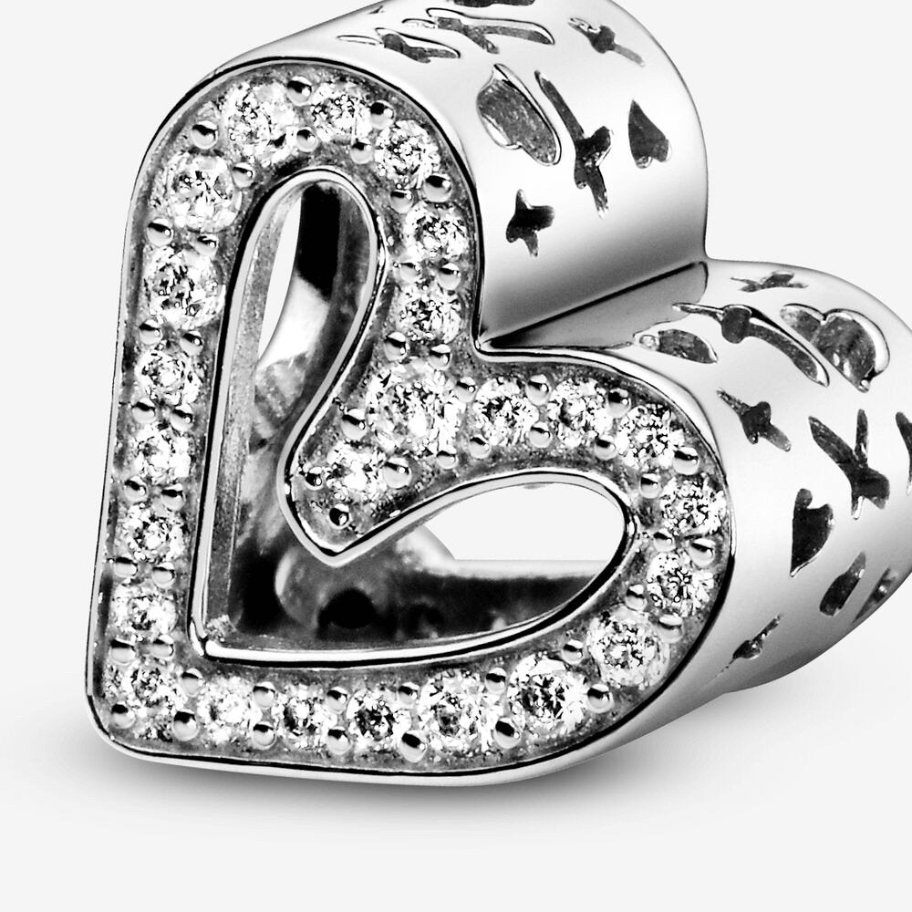Charm Pandora con cuore scintillante - 798692C01 - Simmi gioiellerie -Charm