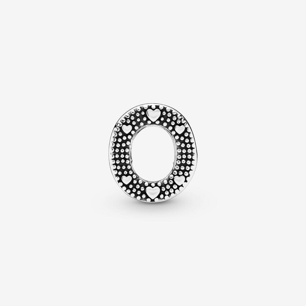 Charm Pandora dell’alfabeto Lettera O - 797469 - Simmi gioiellerie -Charm