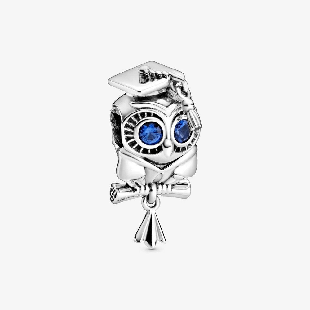 Charm Pandora Gufo saggio per la laurea - 798907C01 - Simmi gioiellerie -Charm