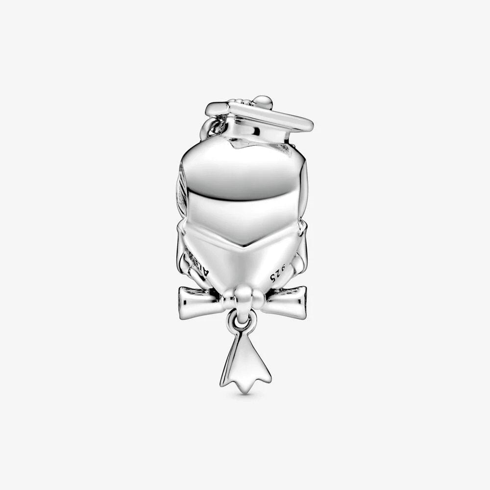 Charm Pandora Gufo saggio per la laurea - 798907C01 - Simmi gioiellerie -Charm