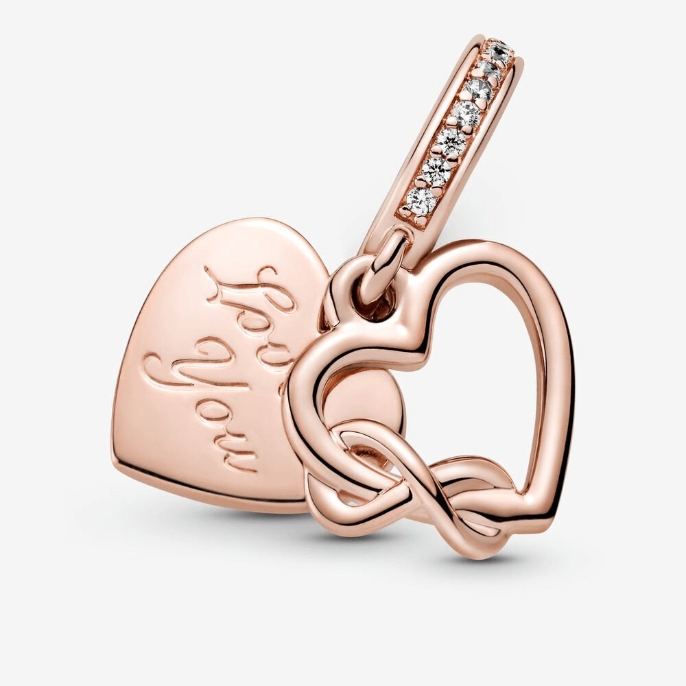 Charm pendente a cuore Amore infinito - 789369C01 - Simmi Gioiellerie -Charm