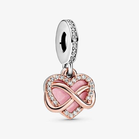 Charm pendente a cuore Infinito scintillante - 788878C01 - Simmi Gioiellerie -Charm