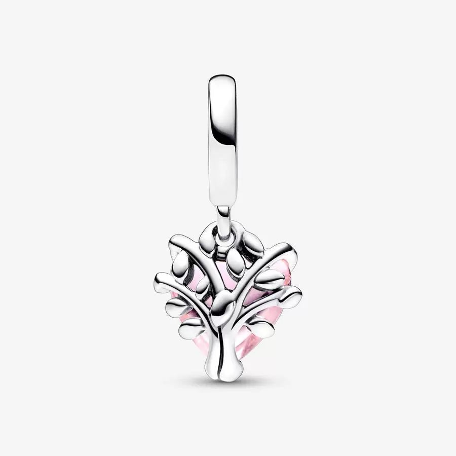 Charm Pendente Albero della Famiglia Rosa - 792654C01 - Simmi Gioiellerie -Charm