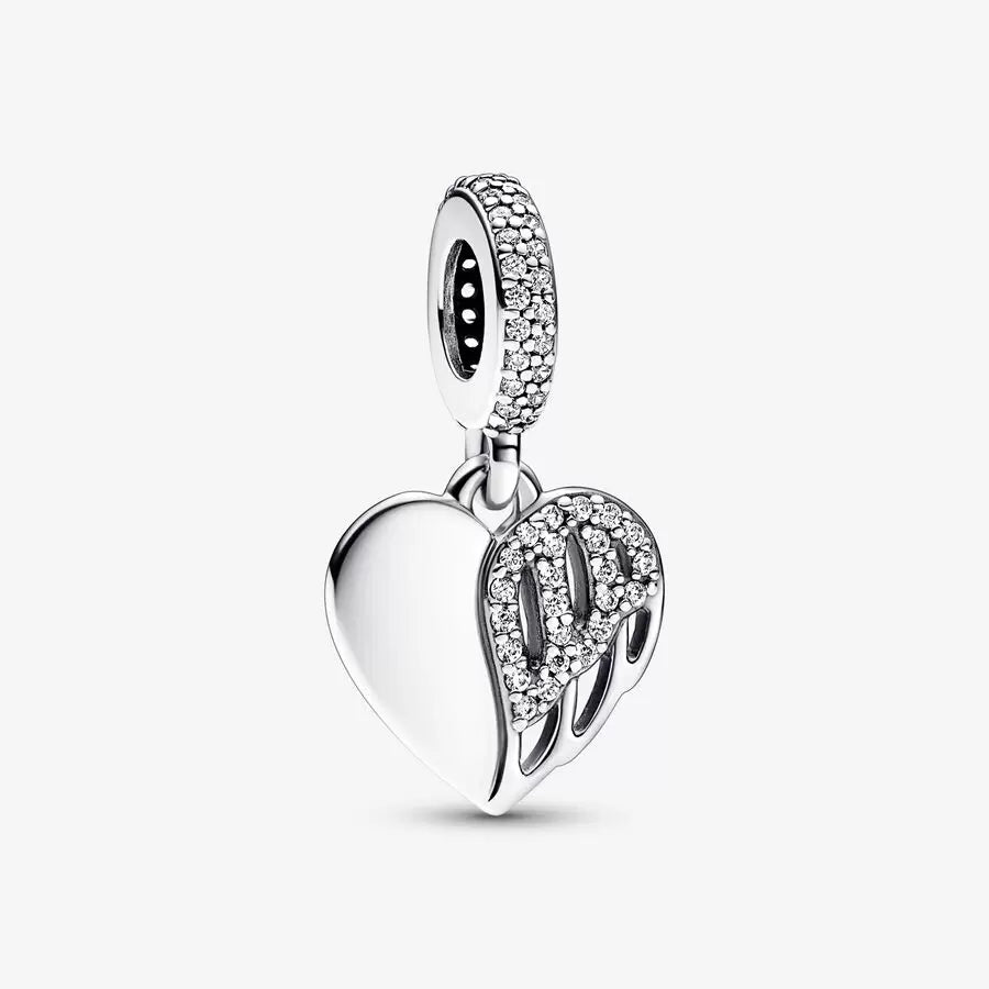 Charm Pendente Cuore, i Nostri Angeli - 792646C01 - Simmi Gioiellerie -Charm
