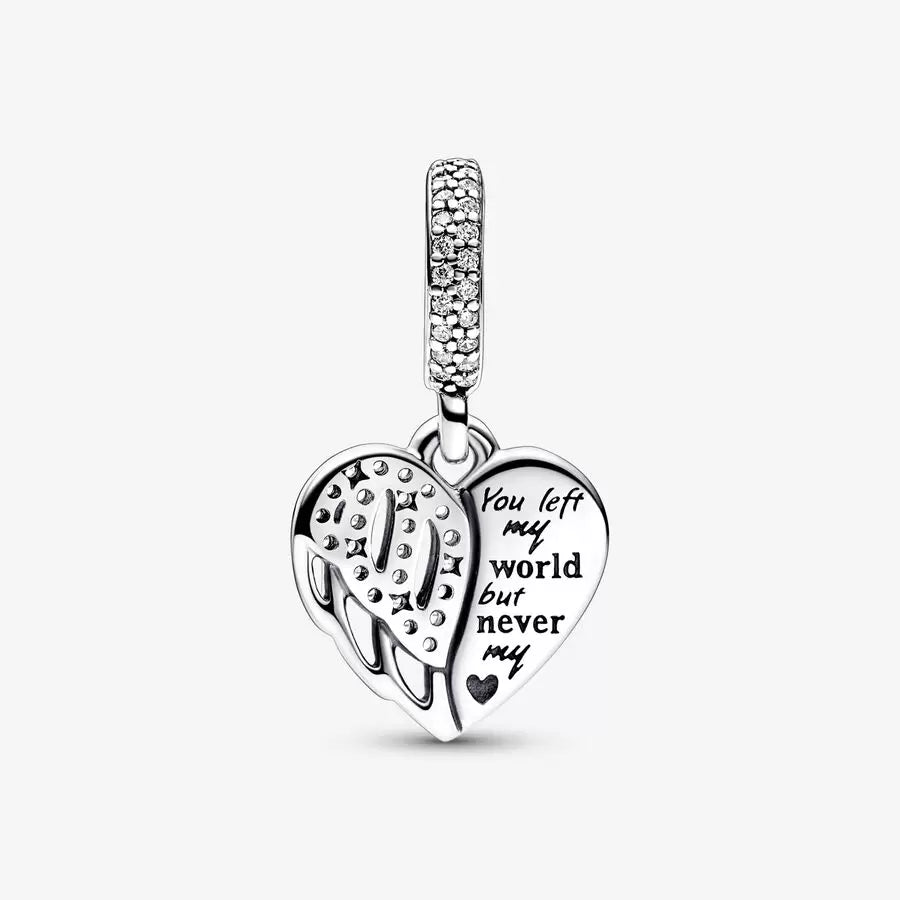 Charm Pendente Cuore, i Nostri Angeli - 792646C01 - Simmi Gioiellerie -Charm