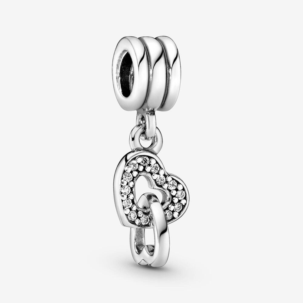 Charm pendente Cuori intrecciati - 791242cz - Simmi Gioiellerie -Charm