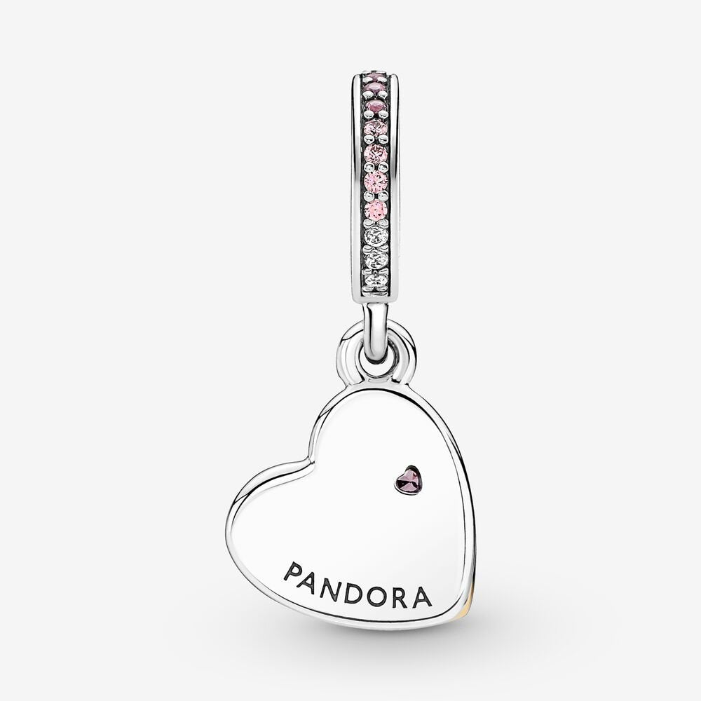 Charm Pendente Cuori Intrecciati e Famiglia - 781020C01 - Simmi Gioiellerie -Charm