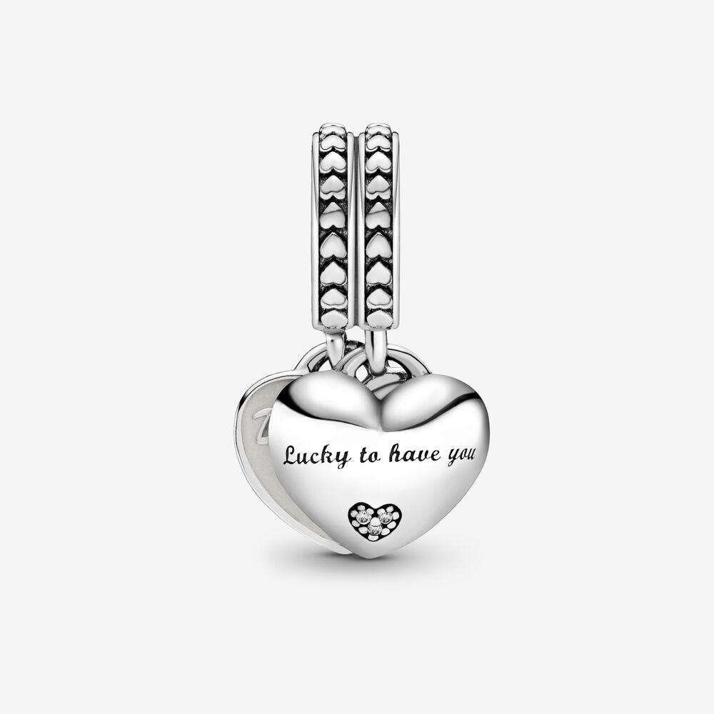Charm Pendente Cuori Nuora e suocera - 799321C01 - Simmi Gioiellerie -Charm