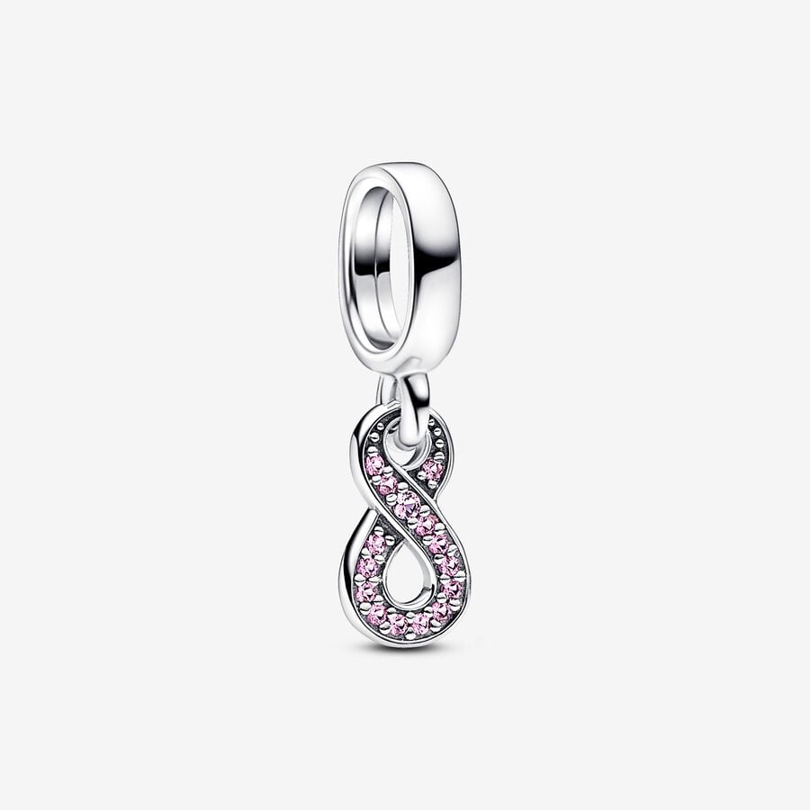 Charm Pendente Infinito Rosa - 792766C01 - Simmi Gioiellerie -Charm