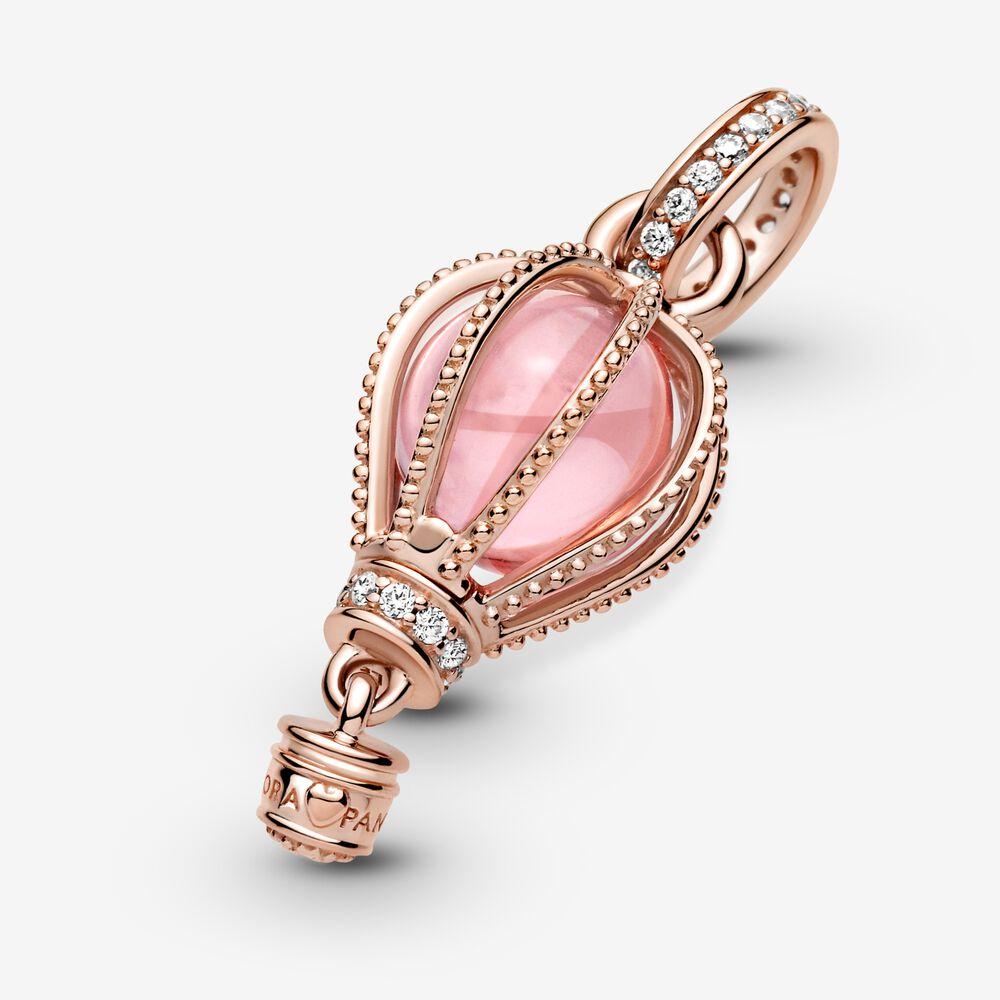 Charm pendente Mongolfiera rosa scintillante - 789434C01 - Simmi Gioiellerie -Charm