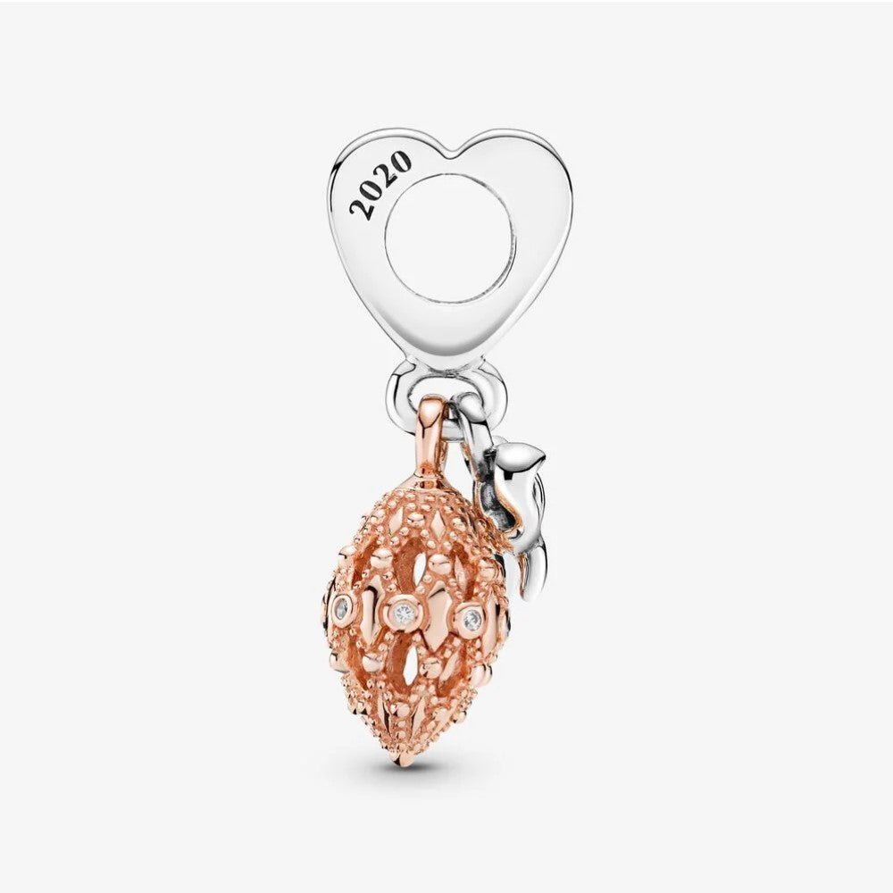Charm Pendente Ornamento Natalizio Bicolore - 789170C01 - Simmi Gioiellerie -Charm