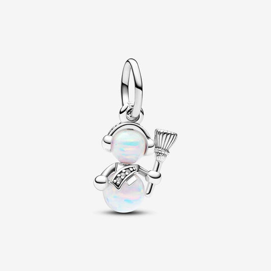 Charm Pendente Pupazzo di Neve Opale - 792981C01 - Simmi Gioiellerie -Charm