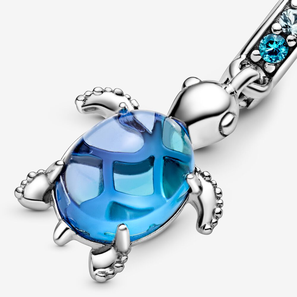Charm pendente Tartaruga di mare in vetro di Murano - 798939C01 - Simmi Gioiellerie -Charm