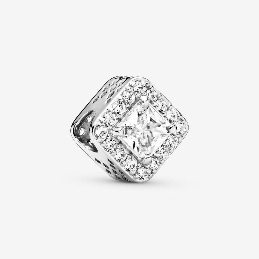 Charm Punto Luce quadrato scintillante - 796206cz - Simmi Gioiellerie -Charm