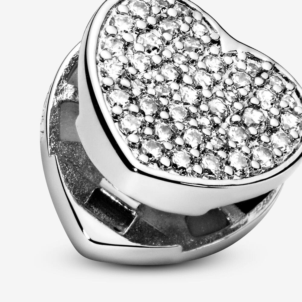 Charm Reflexions con cuore a pavé - 798684c01 - Simmi Gioiellerie -Charm