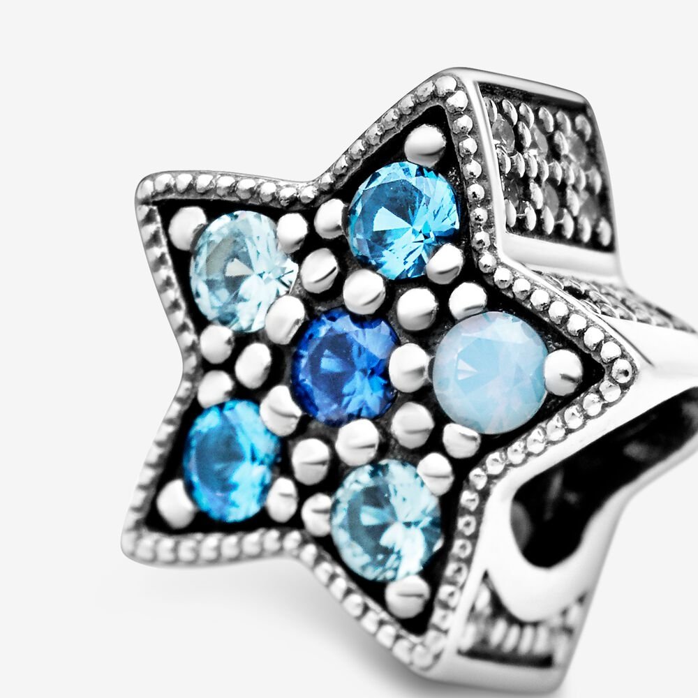 Charm Stella blu luminosa - 796379NSBMX - Simmi Gioiellerie -Charm