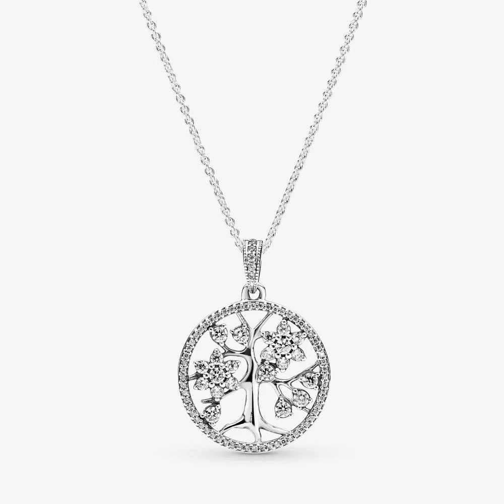 Collana Albero della famiglia scintillante - 390384CZ - Simmi Gioiellerie -Collane