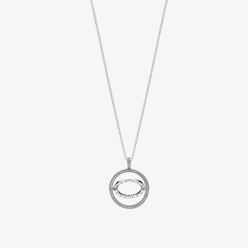 Collana Cerchio con logo Pandora - 397410CZ - Simmi Gioiellerie -Collane