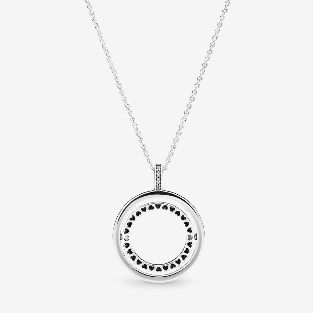 Collana Cerchio con logo Pandora - 397410CZ - Simmi Gioiellerie -Collane